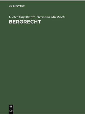 cover image of Bergrecht